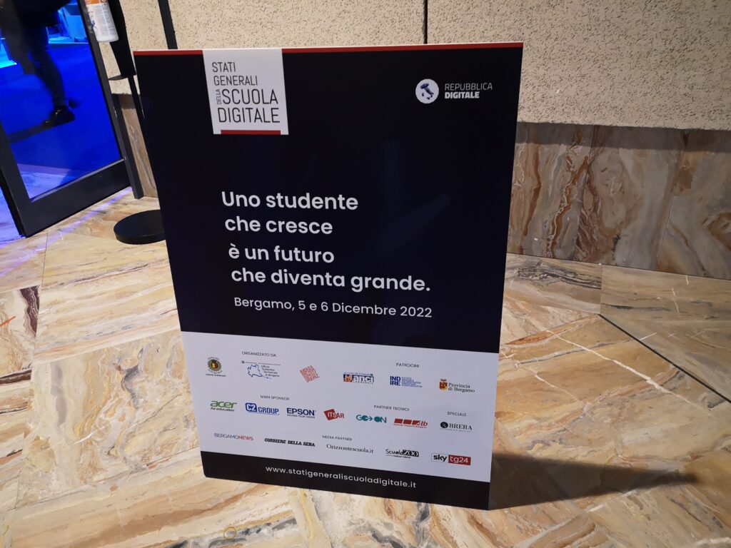 motto stati generali scuola digitale edizione 2022 "uno studente che cresce è un futuro che diventa grande"